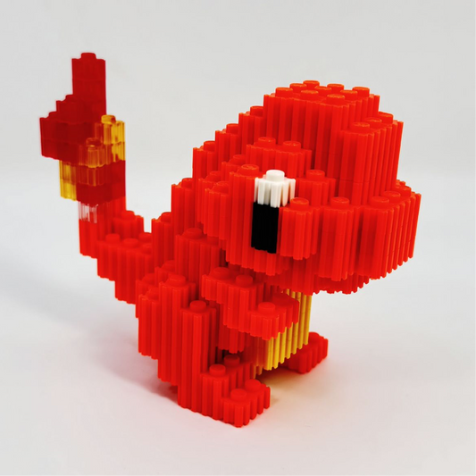 Charmander 3D Figura Armable Pixel