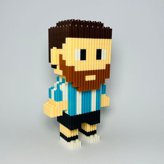 Messi 3D Figura Armable Pixel