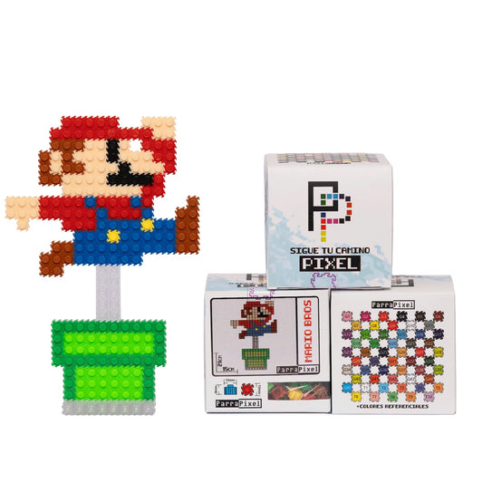 Mario Bros Figura Armable Pixel